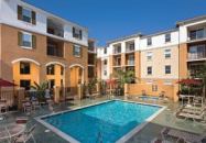 Units at the Dorado Seniors Apartments interconnect and all have access to a central courtyard.