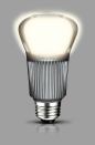 Philips. Designed as a replacement for a 60-watt incandescent light bulb, the 12-watt EnduraLED looks similar to the familiar incandescent A19 bulb and screws into any standard light fixture. The manufacturer says the bulb uses 80% less energy than a traditional incandescent bulb and will last 25 times longer. The bulb delivers the same soft, white light as the incandescent bulb it replaces and works with standard household dimmers, the maker claims. 800.555.0050. www.usa.lighting.philips.com.