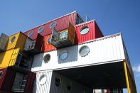 London-based developers Urban Space Management use shipping containers to create Container City, a 22-unit modular building.