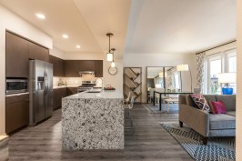 A unit interior at the Encasa in Sunnyvale, Calif., developed by Raintree Partners.