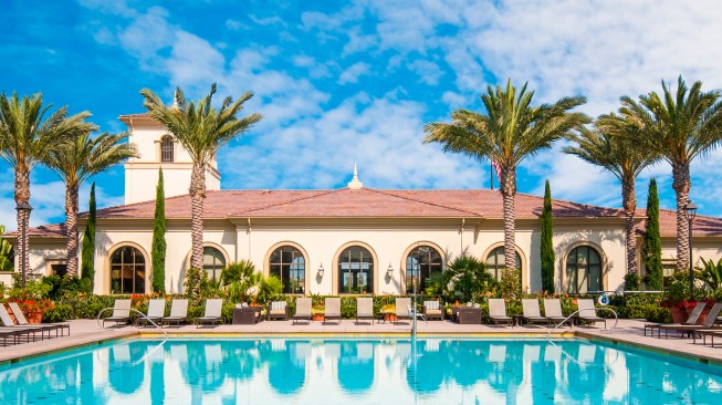 The 5,168-square-foot Leasing Office is situated in the primary recreational area at Avella Apartment Homes. The Italianate structure is one of three amenity buildings at the 485-unit, Orange County, Calif., property. The team chose three facilities to contribute to the development's sense of community and provide outdoor spaces to socialize in lieu of backyards.