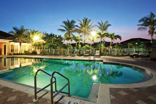 The pool at Landmark’s Bay Breeze property in Fort Myers, Fla.
