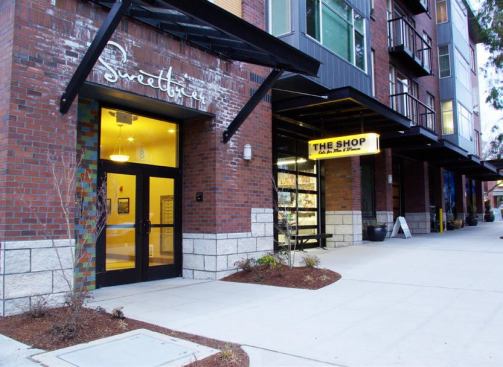 HILL-TOPPERS: Eden Hill (right), built in 2008, and Sweetbrier (above), built in 2009, are located on top of Queen Anne Hill. The properties were sold together to RREEF in June 2011. Collectively, they contain 81 residential units and 25,000 square feet of retail space.