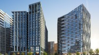 The 25-story Valen features floor-to-ceiling windows that maximize natural light and over panoramic views of the Washington, D.C., skyline and Potomac River.
