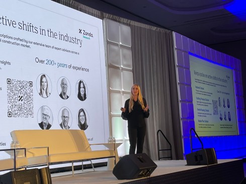 Zonda chief economist Ali Wolf speaks at the annual MFE Conference at the end of September in Las Vegas.